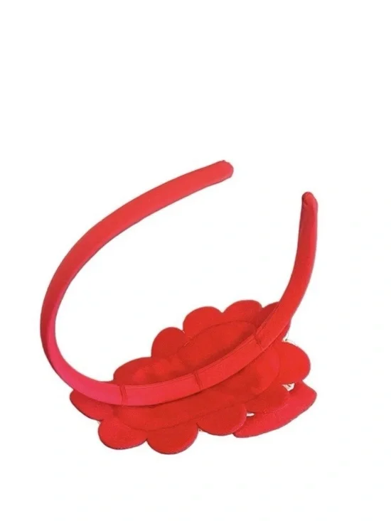 Pettigirl Red Headband Hair Accessory Party Christmas Holiday Valentines Ages 4+ - Picture 6 of 6